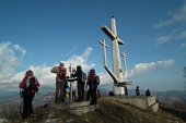 AL PIZZO GRANDE DEL SORNADELLO, salendo da Alino di S. Pellegrino Terme il 20 marzo 2011 - FOTOGALLERY